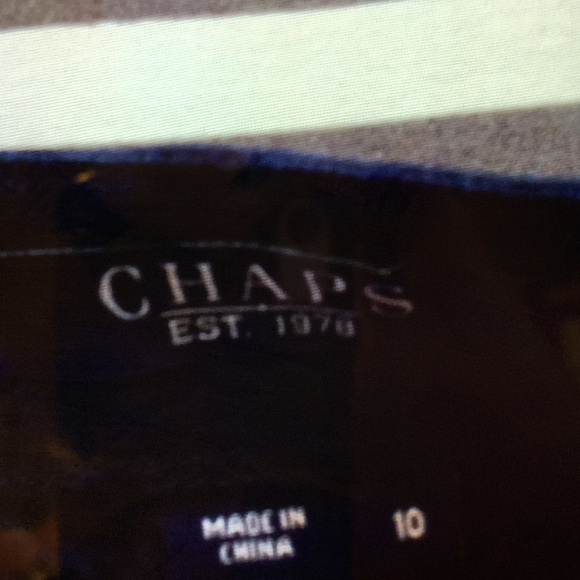 Chaps navy linen skirt - Picture 2 of 2